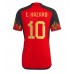 Cheap Belgium Eden Hazard #10 Home Football Shirt World Cup 2022 Short Sleeve